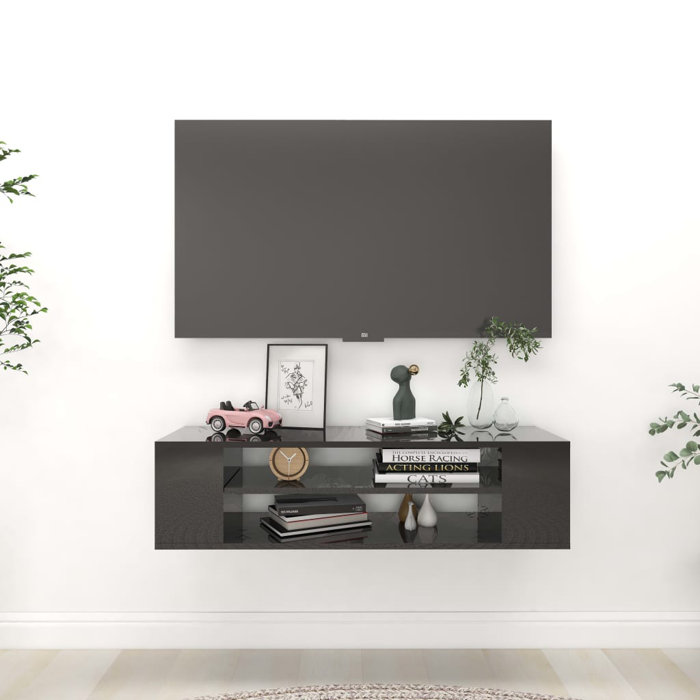 Wade Logan® Hanging TV Stand Floating TV Console Hanging TV Shelf